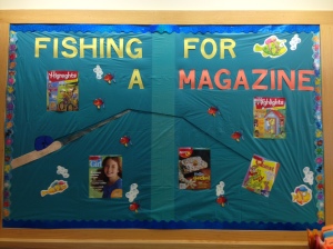 Miss Tanya thinks you should fish around our magazine collection!
